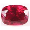 Image 1 : 10.0CT RED CUSHION-CUT RUBY LOOSE GEMSTONE