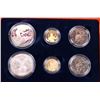 Image 1 : 1991-95 WWII 50TH ANNIVERSARY 6-COIN PROOF SET