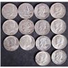 Image 1 : ASSORTED 90% SILVER U.S. HALF DOLLARS - (14)