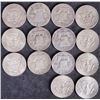 Image 2 : ASSORTED 90% SILVER U.S. HALF DOLLARS - (14)