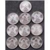 Image 2 : ASSORTED FINE SILVER TYPE 1 AMERICAN EAGLES - (10)