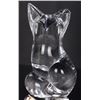 Image 1 : STEUBEN VINTAGE CRYSTAL FOX SIGNED PAPERWEIGHT