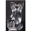 Image 2 : STEUBEN VINTAGE CRYSTAL FOX SIGNED PAPERWEIGHT