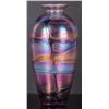 Image 3 : IRIDESCENT CRYSTAL DECANTER W/ POINTED STOPPER