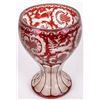 Image 2 : BOHEMIAN RUBY RED MOSER LARGE CRANBERRY GOBLET
