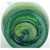 Image 4 : STUDIO PARAN HAND BLOWN GREEN ART GLASS VASE