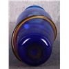 Image 4 : VINTAGE BLENKO HAND BLOWN ART GLASS COBALT VASE