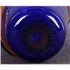 Image 5 : VINTAGE BLENKO HAND BLOWN ART GLASS COBALT VASE