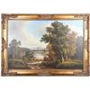 Image 1 : HUGE H. CHILTON OIL LANDSCAPE PAINTING 41 X 30"