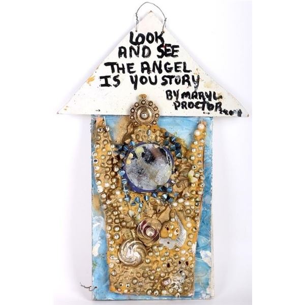 MARY L. PROCTOR "ANGEL IN YOU" OIL ON BOARD STORY