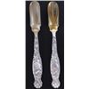 Image 1 : ANTIQUE WHITING STERLING SILVER CHEESE SPOONS