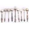 Image 4 : ANTIQUE STERLING SILVER SOUVENIR SPOONS - LOT OF 9