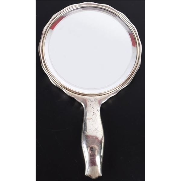 ANTIQUE WHITING STERLING SILVER VANITY MIRROR 1897