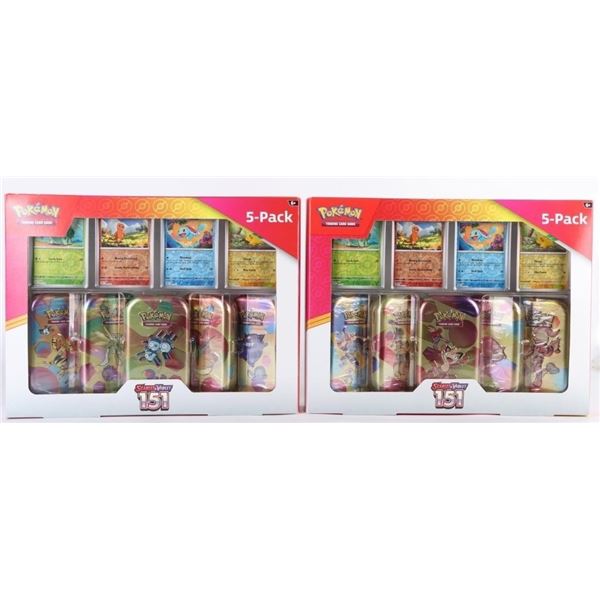 NEW POKEMON TCG SCARLET & VIOLET 151 LOT OF 2