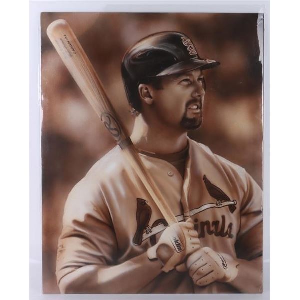 MARK MCGWIRE ORIGINAL PAINTING BY GARY LONGORDO