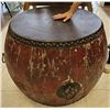 Image 1 : 36" ANTIQUE CEREMONIAL CHINESE THUNDER DRUM