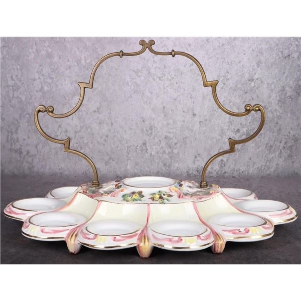 CAPODIMONTE DEMITASSE EXPRESSO SERVICE TRAY
