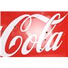 Image 2 : VINTAGE COCA COLA BENT END 68" METAL SIGN