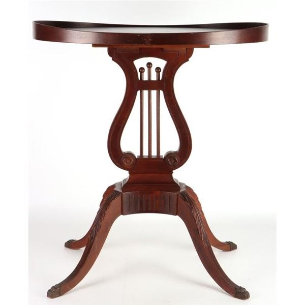 MERSMAN MAHOGANY DUNCAN PHYFE SIDE TABLE