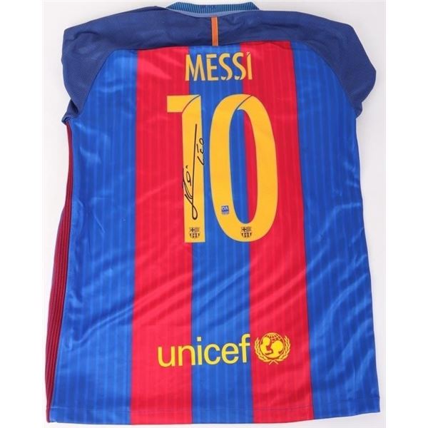 LIONEL MESSI AUTOGRAPHED JERSEY W/ AUTHENTICATION