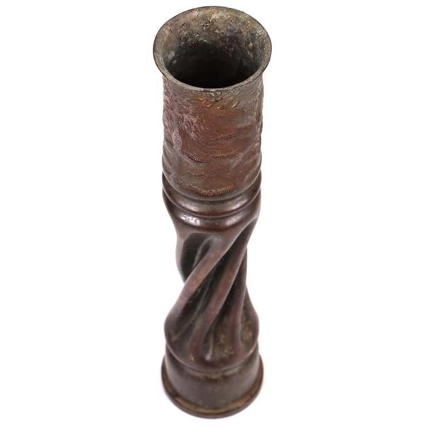 WW2 US NAVEL 40MM MK 2 SHELL TRENCH ART VASE