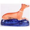 Image 7 : VICTORIAN STAFFORDSHIRE WHIPPET DOG FIGURINES (3)