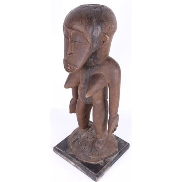 27" ANTIQUE AFRICAN TRIBAL FERTILITY STATUE