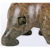 Image 5 : ALASKAN SOAPSTONE CARVING BEAR WITH FISH WALKING