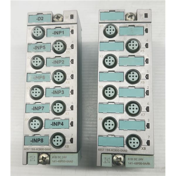 (2) Siemens #6ES7 194-4CB00-0AA0 Connecting Modules