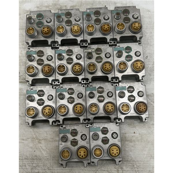 Lot of (14) Siemens #6ES7 194-3AA00-0BA0 Simatic S7 Modules