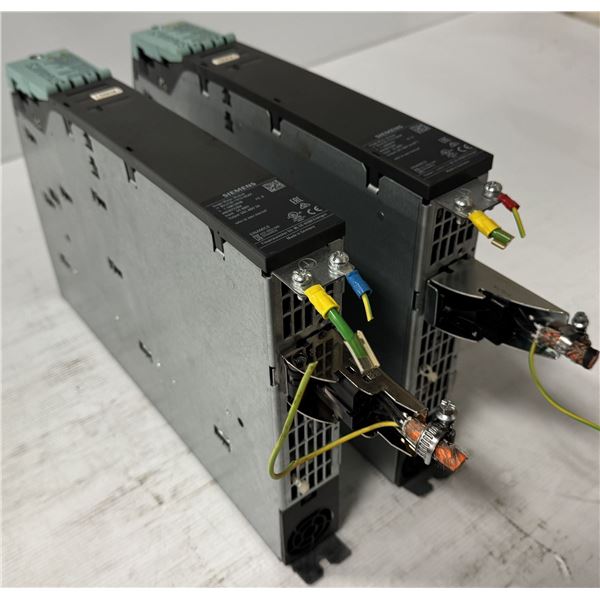(2) Siemens #6SL3120-1TE13-0AA4 Single Motor Modules