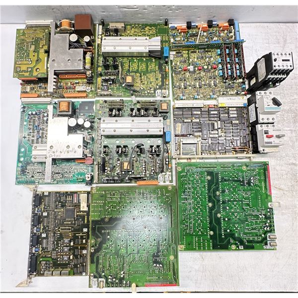 Lot of Misc. Siemens Circuit Boards & Circuit Breakers