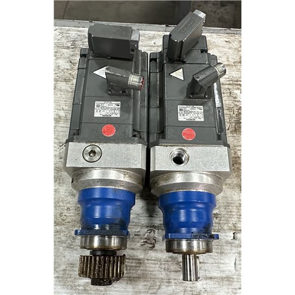 (2) Siemens #1FK7060-5AF71-1FH5 3-Phase Motors