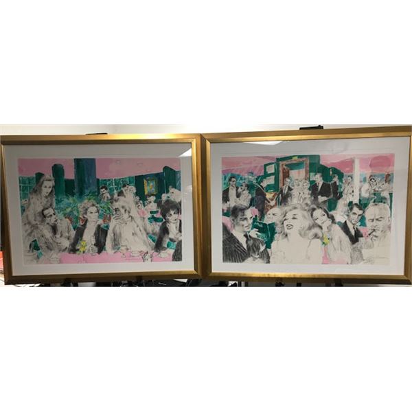 "Polo Lounge" by Leroy Neiman (SET)