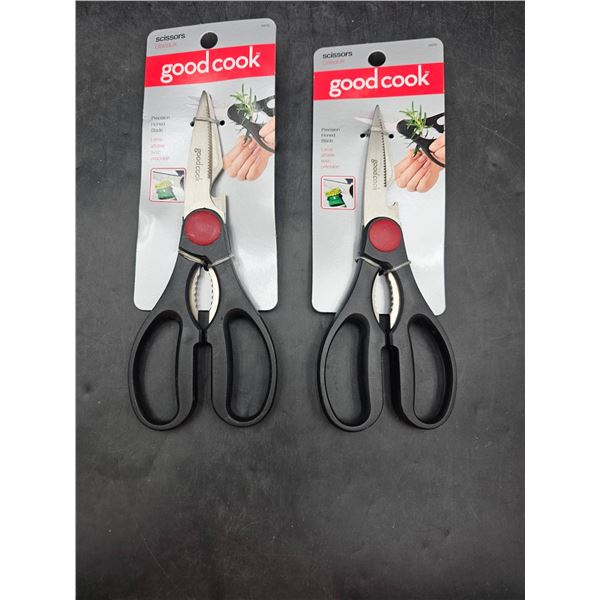 Good Cook Stainless Steel Multipurpose Kitchen Scissors, Set of 2