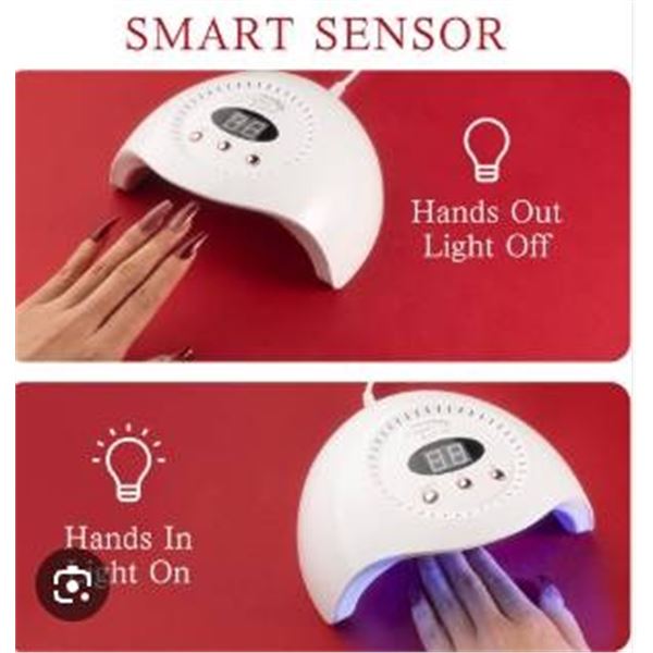 2-In-1 72W UV LED Light Device With Timer Display