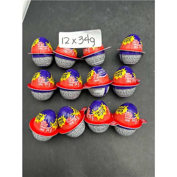 Cadbury Creme Eggs Chocolate 34g x 12Â