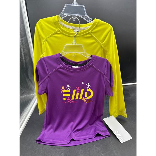 FWD Toddler Boysâ€™ UPF Shirt Set, 3T, Purple Magic and Yellow