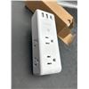 Image 3 : Surge Protector Outlet Extender â€“ with Rotating Plug, 6 AC Multi Plug Outlet wit