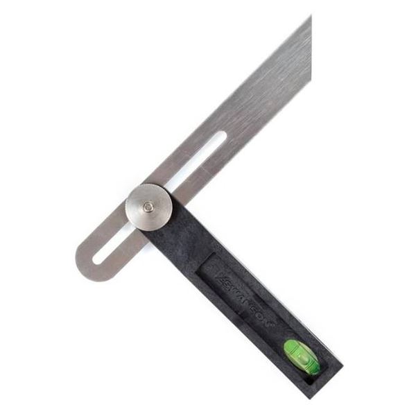 Swanson Tool 8-Inch Sliding T-Bevel (Plastic Handle Stainless Steel Blade and Brass Fittings)