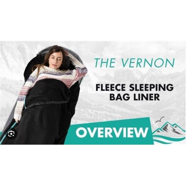 FE Active The Vernon Fleece Sleeping Bag Liner â€“ X002S9FKTN
