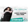 Image 1 : FE Active The Vernon Fleece Sleeping Bag Liner â€“ X002S9FKTN