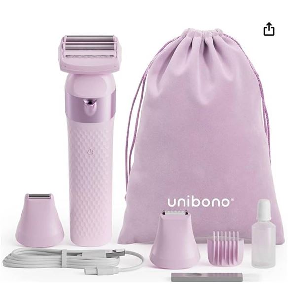 Unibono 3-in-1 Lady Shaver Model YH-3301 with Accessories