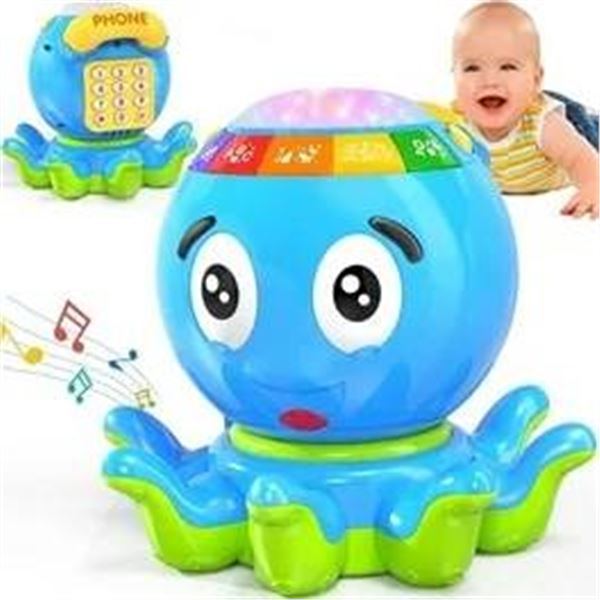 MoonToy Musical Crawling Octopus With Multi-Functional Features