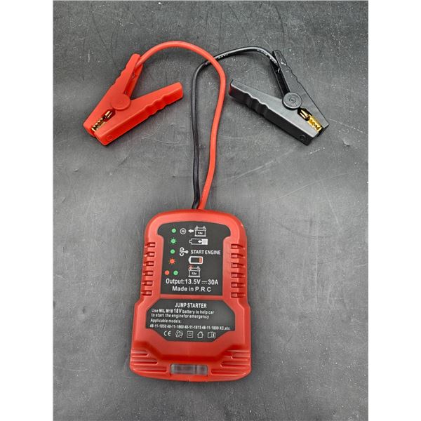 Red Jump Starter Adapter with Cable for ML-18V, Output 13.5V 30A