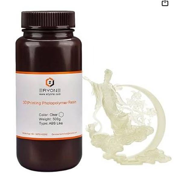 Eryone 3D Printing UV Sensitive Resin, 500g for 405nm Light Curing
