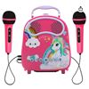 Image 1 : Kids Karaoke Machine with 2 MicrophonesÂ  Bluetooth Karaoke Toy for Singing Portable Children Karaok