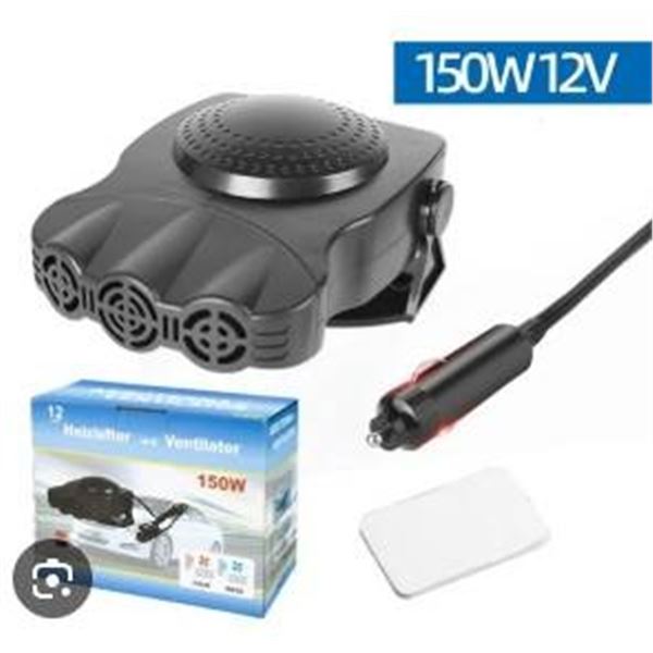 12V 150W HeizlÃ¼fter Und Ventilator Automotive Heater and Fan Combo