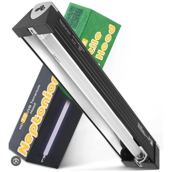 NJ-38 Neptonion HO T5 UVB Reptile Light Hood for Terrarium â€“ 12â€³