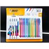 Image 1 : BIC 4-Color Cristal Pens Set, 30 Count